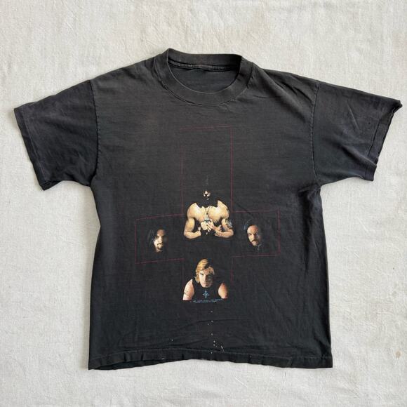 Vintage Danzig II Lucifuge T-Shirt Small Giant Def Jam Misfits Samhain Black - Picture 1 of 7